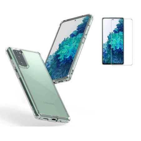 Funda Samsung Galaxy S20 FE 5G (6.5) Transparente TPU LISA Silicona + Protector
