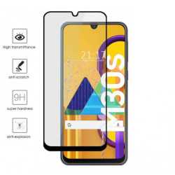 Protector Samsung Galaxy M30S (6.4) Cristal Templado negro Completo Full Glue