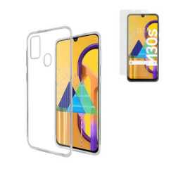 Funda Samsung Galaxy M30S (6.4) Transparente TPU LISA Silicona + Protector