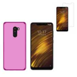 Funda Rosa Xiaomi Pocophone F1 (6.18) TPU LISA Silicona + Protector