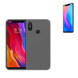 Funda TPU LISA Negra Xiaomi MI 8 (6.21) + Protector