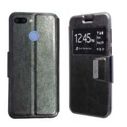 Funda Libro Ventana Negra Xiaomi MI 8 Lite (6.26)