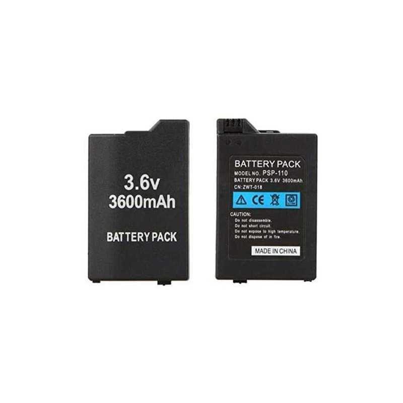 Batería Compatible con Sony PSP Slim & Lite (PSP-2000 / PSP-2004) / PSP Brite (PSP-3000 / PSP-S110 1800 mAh