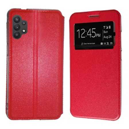 Funda Samsung Galaxy A13 4G Roja Libro Ventana