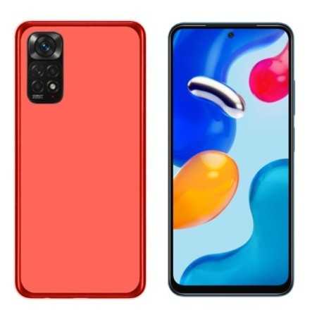 Funda Xiaomi Redmi Note 11 - 11S 4G Roja Tpu lisa silicona gel