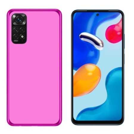 Funda Xiaomi Redmi Note 11 - 11S 4G Rosa Tpu lisa silicona gel