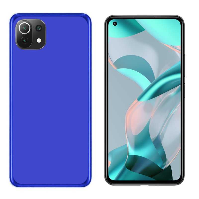 Funda Protectora para Xiaomi Mi 11 Lite 5G Lisa Silicona Gel Azul