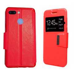 Funda Libro Ventana Roja Xiaomi MI 8 Lite (6.26)